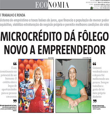 Microcrédito, novo fôlego para o empreendedor e redenção nas pequenas cidades